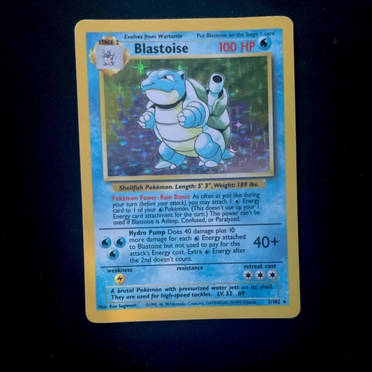 1999 Pokemon Blastoise FAIR CONDITION