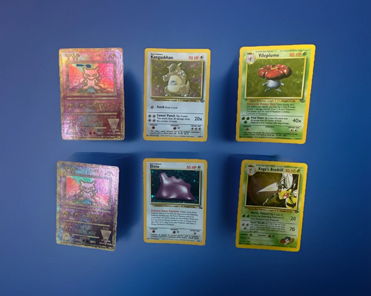 Original 1999 Pokémon Cards – 6 Rare Cards -  Collector's Set – Excellent Condition