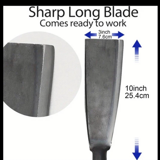 Heavy Duty Light Color Handle - Survival Machete – 10" Steel Blade with Full Tang Grip
